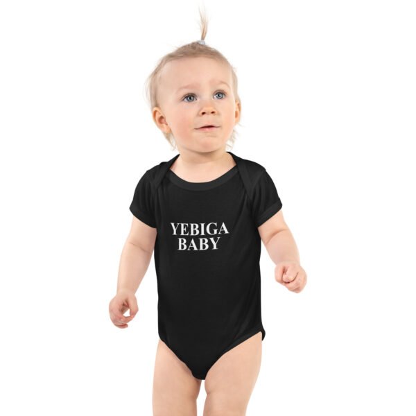 baby-short-sleeve-bodysuit-black-front-687057c7c6517.jpg Yebiga Baby bodysuit - Image 3