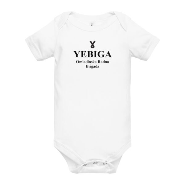 baby-short-sleeve-one-piece-white-front-6877061adff95.jpg Yebiga "Pioneer" Bodysuit - Image 4