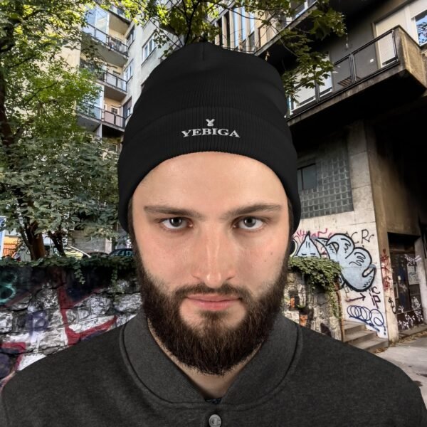 knit-beanie-black-front-6877030823bfc.jpg "Keep it Real" Beanie - Image 1