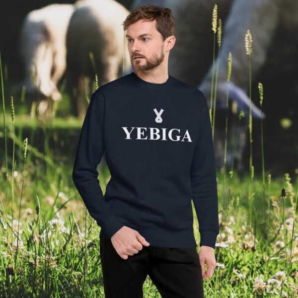 unisex-premium-sweatshirt-navy-blazer-front-68803154c4bb8.jpg "Less is More" Sweatshirt - Image 2