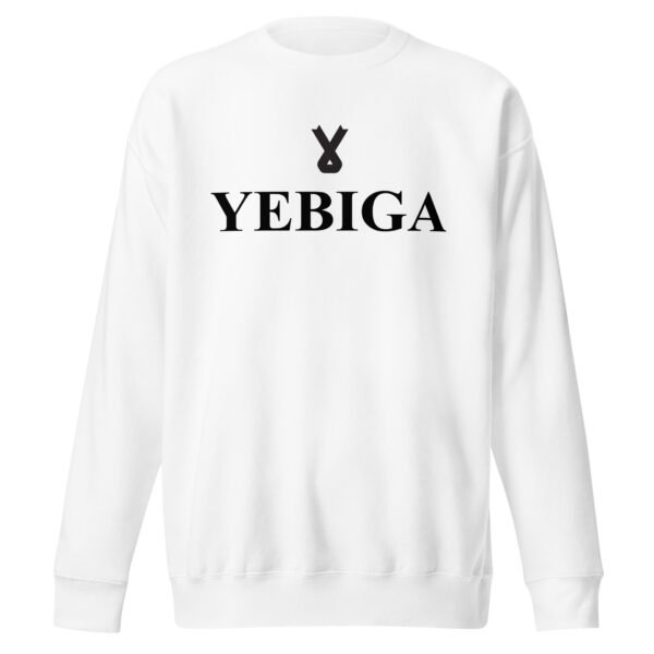 unisex-premium-sweatshirt-white-front-68772bc924a69 "Less is More" Sweatshirt - Image 3