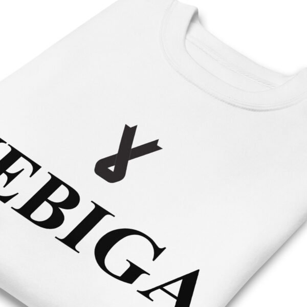 unisex-premium-sweatshirt-white-zoomed-in-68772bc92717b "Less is More" Sweatshirt - Image 7