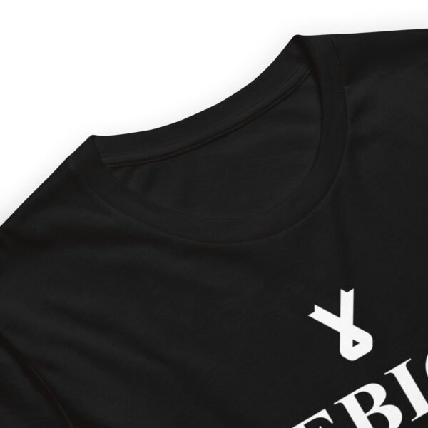 unisex-staple-t-shirt-black-product-details-6877e1f58a217 "Less is More" - Image 8